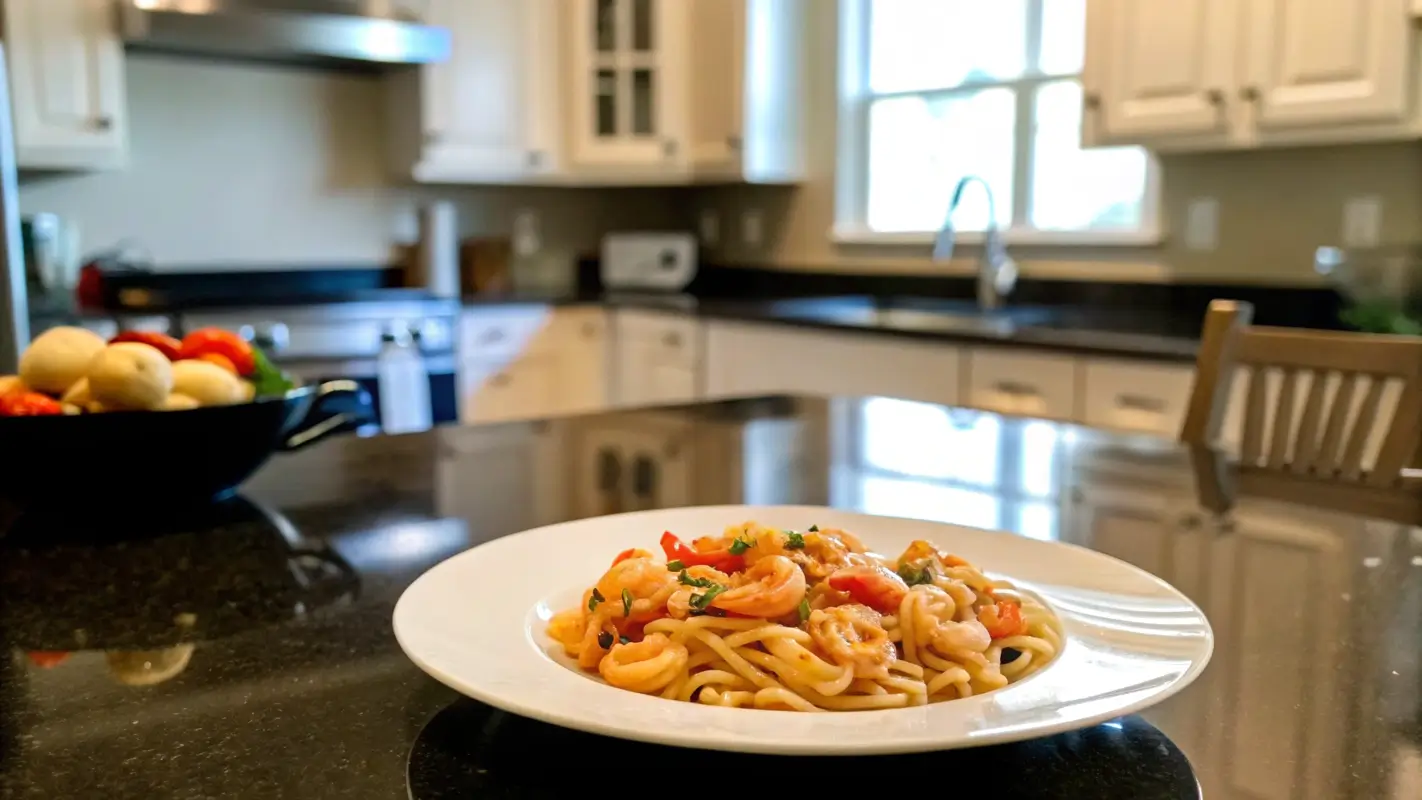 Chicken And Shrimp Carbonara