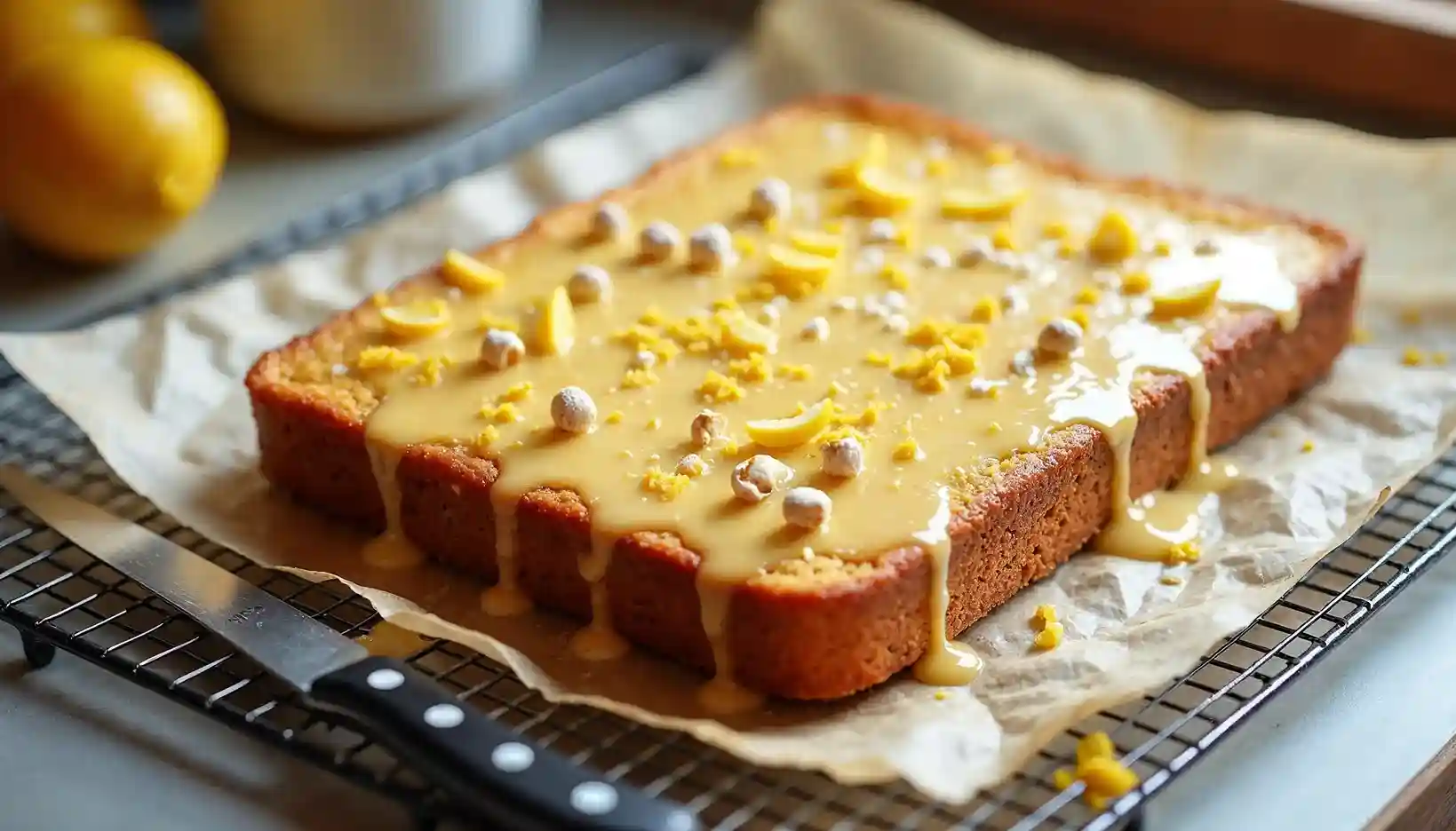 Kefir Sheet Cake Recipe