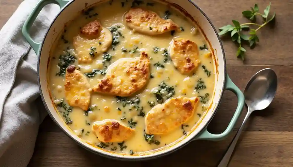 Chicken and Spinach Casserole