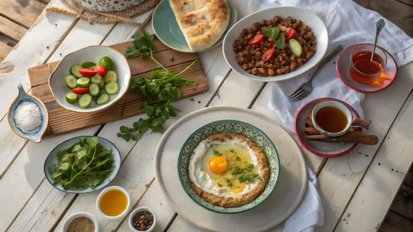 Delicious Arabic Breakfast